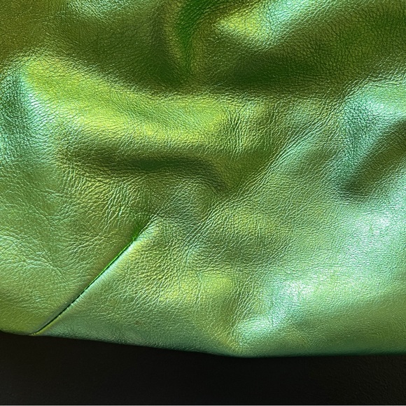 Juicy Couture Y2K 2000s Hobo Green Metallic Bag - Picture 7 of 16